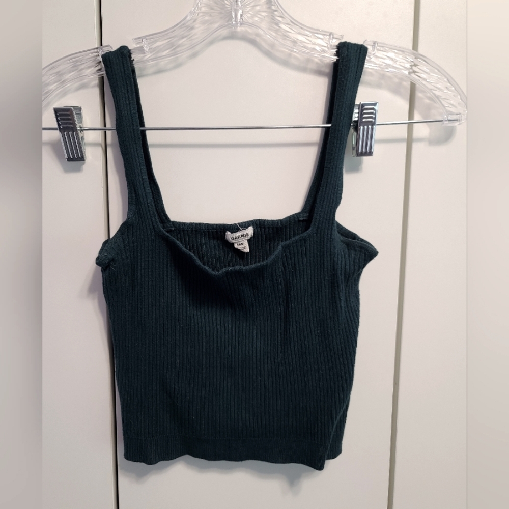 Garage knit crop top